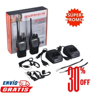 Radio Walkie Talkie Baofeng BF-888S - Comunícate al instante, sin depender de señal móvil